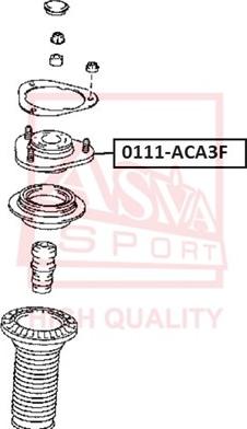 ASVA 0111ACA3F - Опора стойки амортизатора, подушка omsk.autopolka.ru