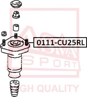 ASVA 0111CU25RL - Опора стойки амортизатора, подушка omsk.autopolka.ru