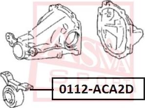 ASVA 0112-ACA2D - Подушка, опора, подвеска двигателя omsk.autopolka.ru