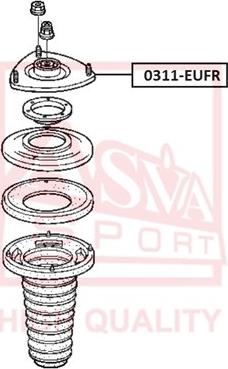 ASVA 0311-EUFR - Опора стойки амортизатора, подушка omsk.autopolka.ru