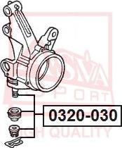 ASVA 0320030 - Шаровая опора omsk.autopolka.ru