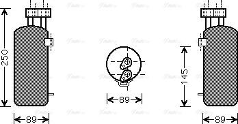 Ava Quality Cooling RTD330 - Осушитель, кондиционер omsk.autopolka.ru