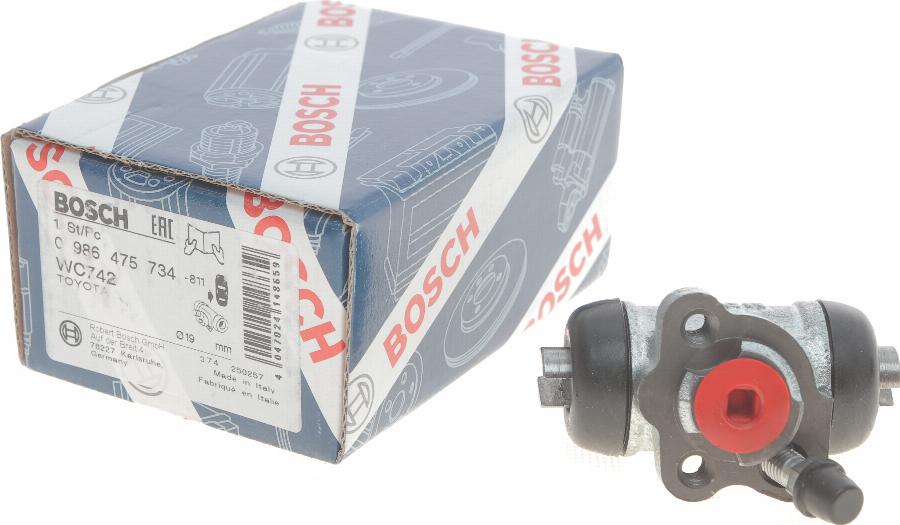BOSCH 0 986 475 734 - Колесный тормозной цилиндр omsk.autopolka.ru