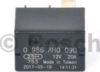 BOSCH 0986AH0090 - Реле, топливный насос omsk.autopolka.ru