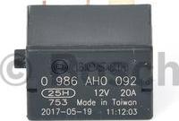 BOSCH 0 986 AH0 092 - Реле, звуковой сигнал omsk.autopolka.ru