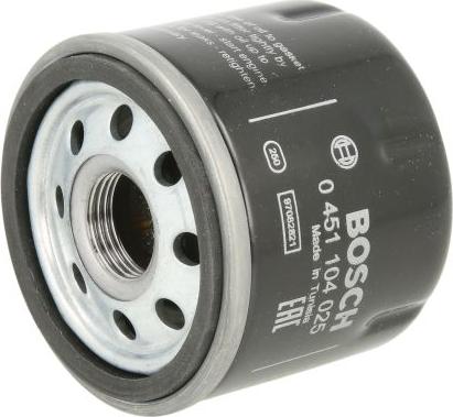 BOSCH 0451104025 - Масляный фильтр omsk.autopolka.ru