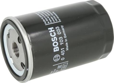 BOSCH 0451103033 - Масляный фильтр omsk.autopolka.ru