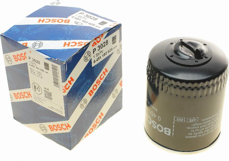 BOSCH 0 451 103 028 - Масляный фильтр omsk.autopolka.ru