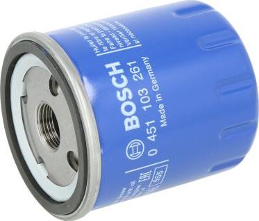BOSCH 0 451 103 261 - Масляный фильтр omsk.autopolka.ru