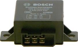 BOSCH 0335215143 - Прерыватель указателей поворота omsk.autopolka.ru