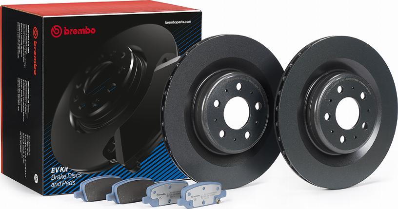 Brembo KT08004 - Дисковый тормозной механизм, комплект omsk.autopolka.ru