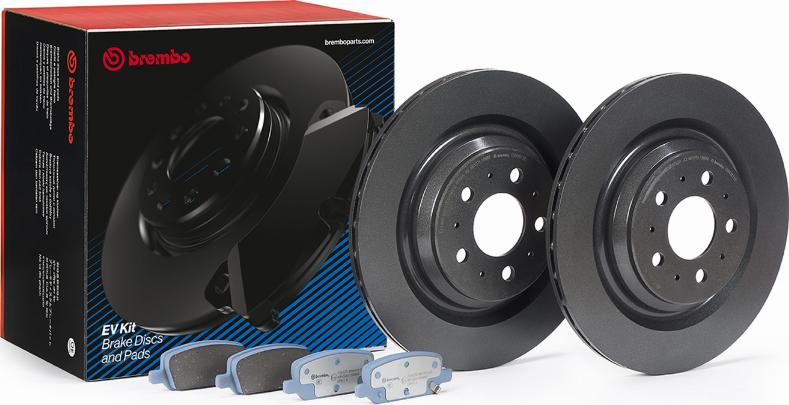 Brembo KT08002 - Дисковый тормозной механизм, комплект omsk.autopolka.ru