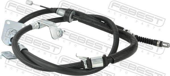 Febest 12100D7LH - Тросик, cтояночный тормоз omsk.autopolka.ru