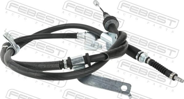 Febest 12100D7RH - Тросик, cтояночный тормоз omsk.autopolka.ru