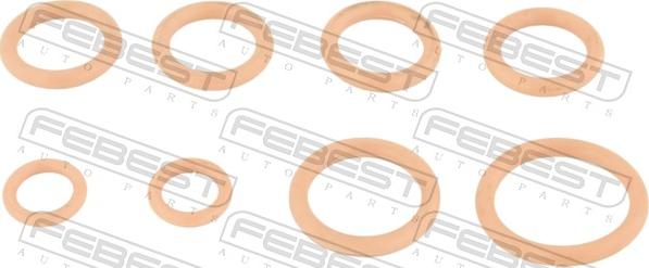 Febest 24400003KIT - Уплотнительное кольцо, линия кондиционера omsk.autopolka.ru