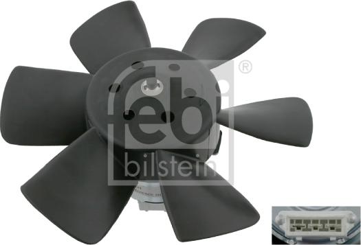 Febi Bilstein 06990 - Вентилятор, охлаждение двигателя omsk.autopolka.ru