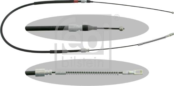 Febi Bilstein 01657 - Тросик, cтояночный тормоз omsk.autopolka.ru
