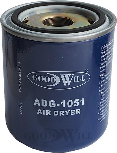 GoodWill ADG1051 - Патрон осушителя воздуха, пневматическая система omsk.autopolka.ru