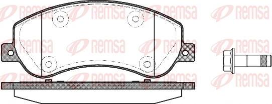 VAG JZW698151AM - Комплект высокоэффективных тормозных колодок omsk.autopolka.ru