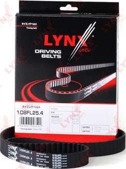 LYNXauto 108FL25.4 - Зубчатый ремень ГРМ omsk.autopolka.ru