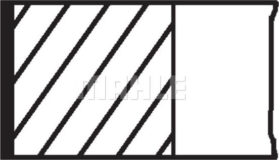 MAHLE 00124N0 - Комплект поршневых колец omsk.autopolka.ru