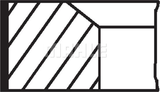 MAHLE 00101N2 - Комплект поршневых колец omsk.autopolka.ru