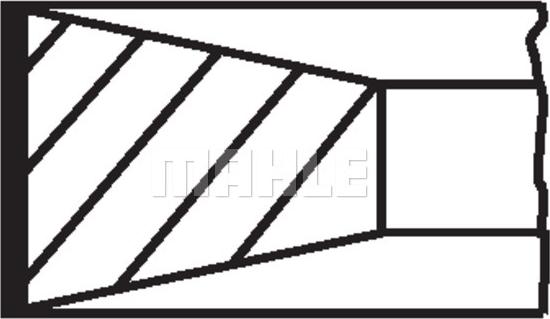 MAHLE 03999N1 - Комплект поршневых колец omsk.autopolka.ru