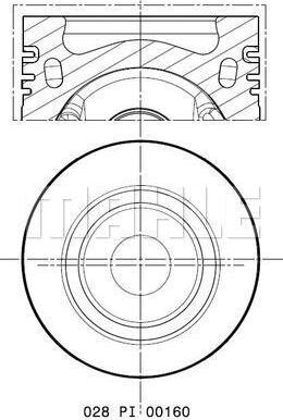 MAHLE 028PI00160000 - Поршень omsk.autopolka.ru