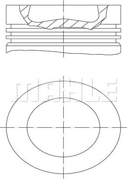 MAHLE 028PI00139000 - Поршень omsk.autopolka.ru