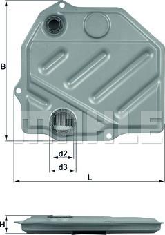 MAHLE HX 46 - Гидрофильтр, автоматическая коробка передач omsk.autopolka.ru