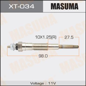 MASUMA XT034 - Свеча накаливания omsk.autopolka.ru