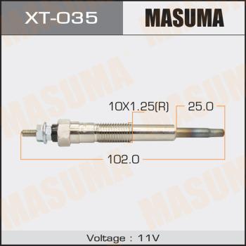 MASUMA XT035 - Свеча накаливания omsk.autopolka.ru