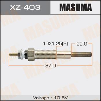 MASUMA XZ403 - Свеча накаливания omsk.autopolka.ru