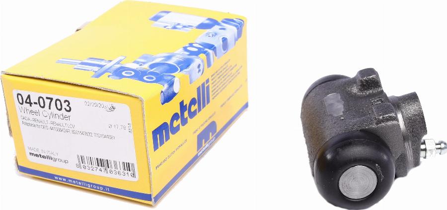 Metelli 04-0703 - Колесный тормозной цилиндр omsk.autopolka.ru