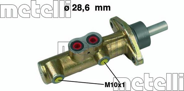 Metelli 05-0460 - Главный тормозной цилиндр omsk.autopolka.ru