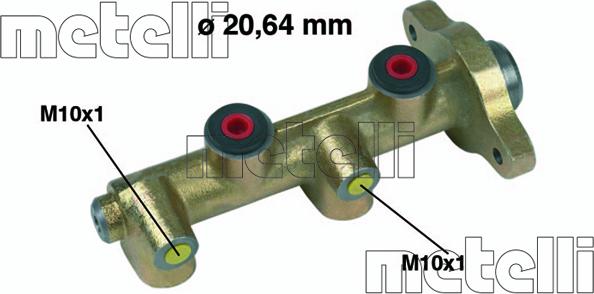 Metelli 05-0117 - Главный тормозной цилиндр omsk.autopolka.ru