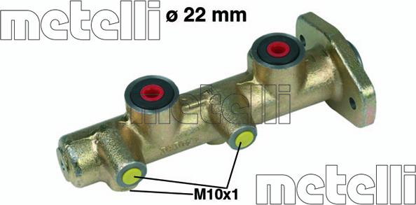 Metelli 05-0170 - Главный тормозной цилиндр omsk.autopolka.ru