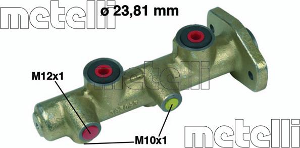 Metelli 05-0172 - Главный тормозной цилиндр omsk.autopolka.ru