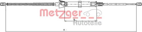 Metzger 109034 - Тросик, cтояночный тормоз omsk.autopolka.ru