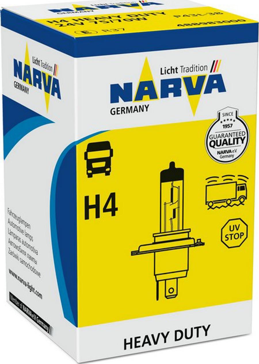 Narva 48898HD - Лампа накаливания, основная фара omsk.autopolka.ru