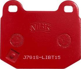 NiBK PN0226S - Комплект высокоэффективных тормозных колодок omsk.autopolka.ru
