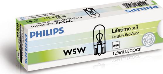 PHILIPS 12961LLECOCP - Лампа накаливания, фонарь указателя поворота omsk.autopolka.ru