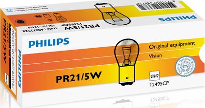 PHILIPS 12495CP - Лампа накаливания, фонарь сигнала тормоза / задний габаритный omsk.autopolka.ru