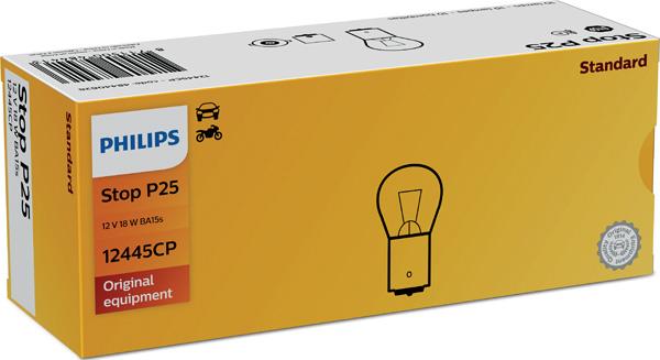 PHILIPS 12445CP - Лампа накаливания, фонарь указателя поворота omsk.autopolka.ru