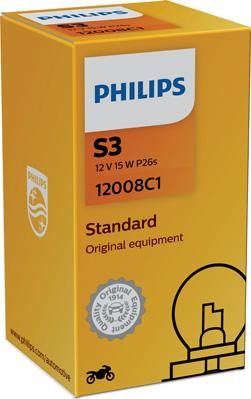 PHILIPS 12008C1 - Лампа накаливания, фара дальнего света omsk.autopolka.ru