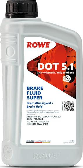 ROWE 25104001099 - Тормозная жидкость omsk.autopolka.ru