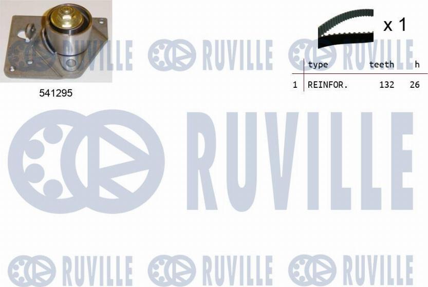 Ruville 550113 - Комплект зубчатого ремня ГРМ omsk.autopolka.ru