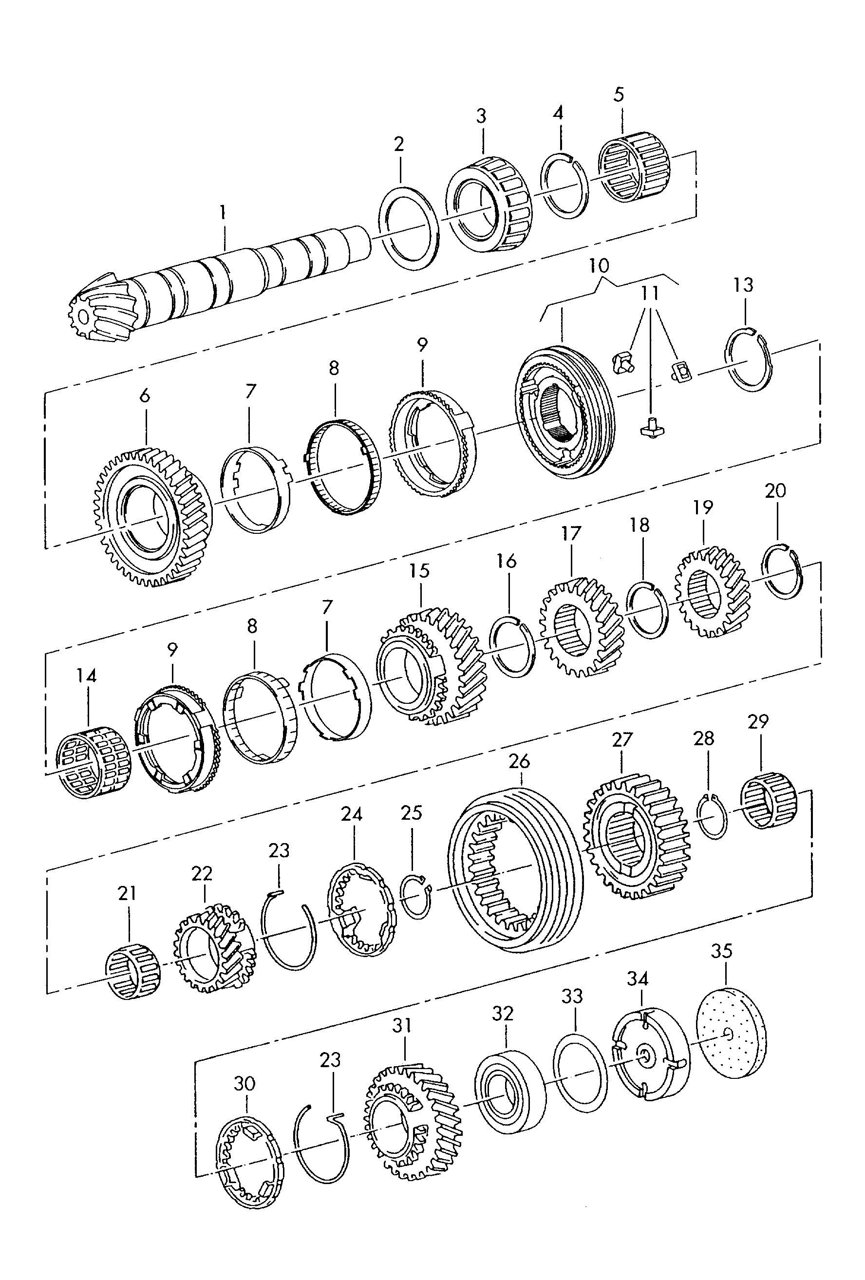 VAG 012 311 375 C - Taper roller bearing omsk.autopolka.ru