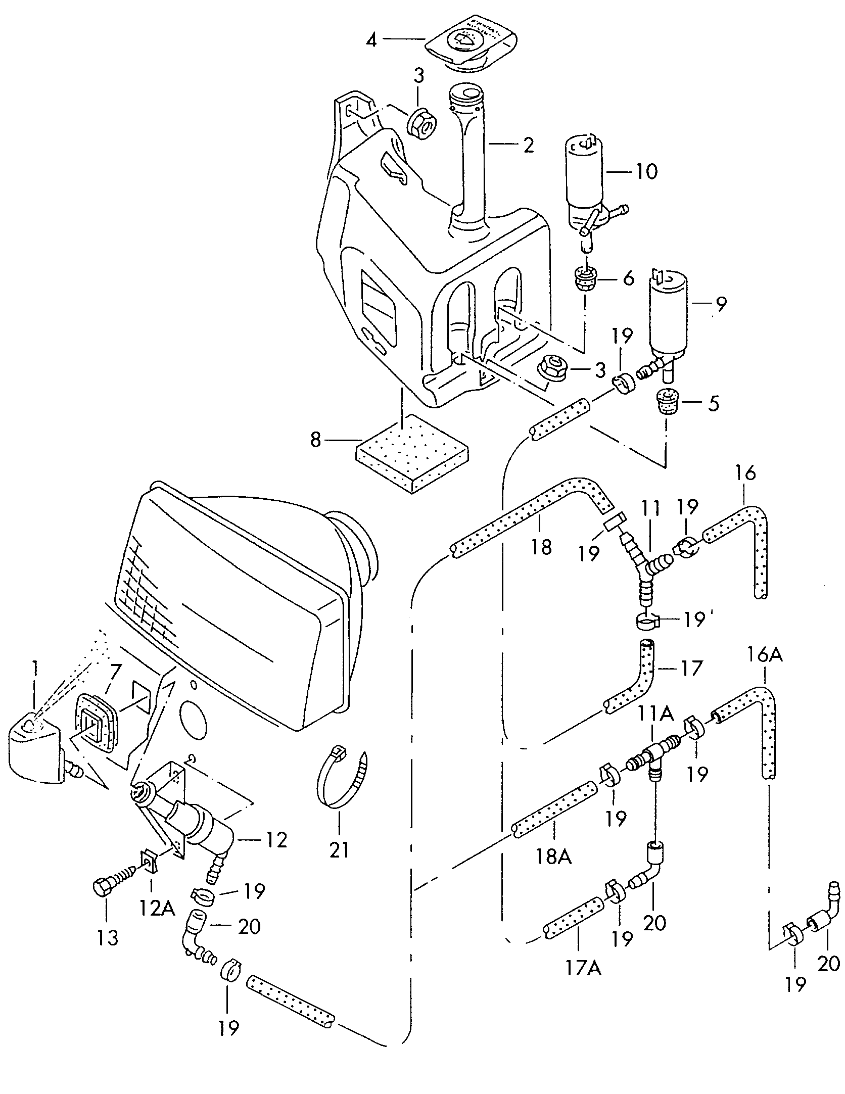VAG 1J0 973 722 - Flat contact housing with contact locking mechanism omsk.autopolka.ru
